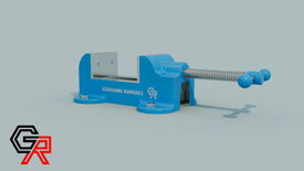 render of machine vise