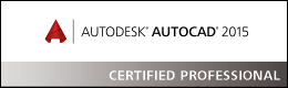 autocad certified professional badge