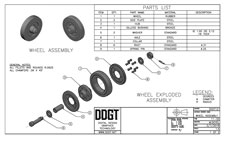 11-55 Wheel Assembly Drawing