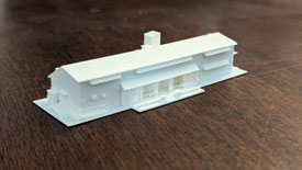 Art Building 3D Print Front