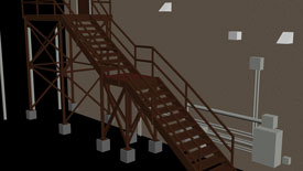 Low Resolution Model Stair View