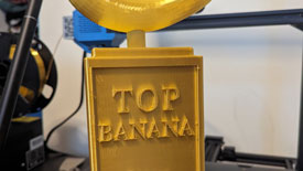 Top Banana Trophy Front