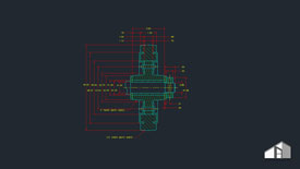 thumbnail image of 3d wheel assembly autocad detail drawing