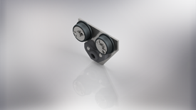 3D AutoCAD completed sub assembly render.