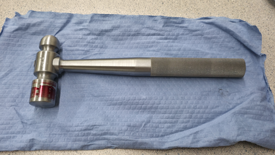 Image showing final fit check of hammer assembly.