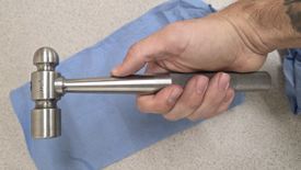 Image showing the completed hammer project.