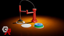 render of robotic arm