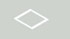 white diamond on light grey background.