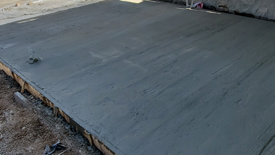Image showing concrete pour for shade structure project.