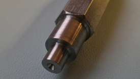 Rear view of Plumb Bob Project.