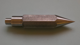 Side view of Plumb Bob Project.