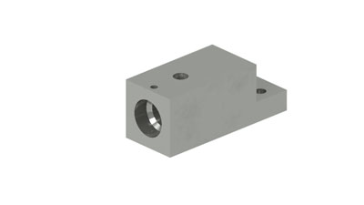 3D render of casing created in AutoCAD