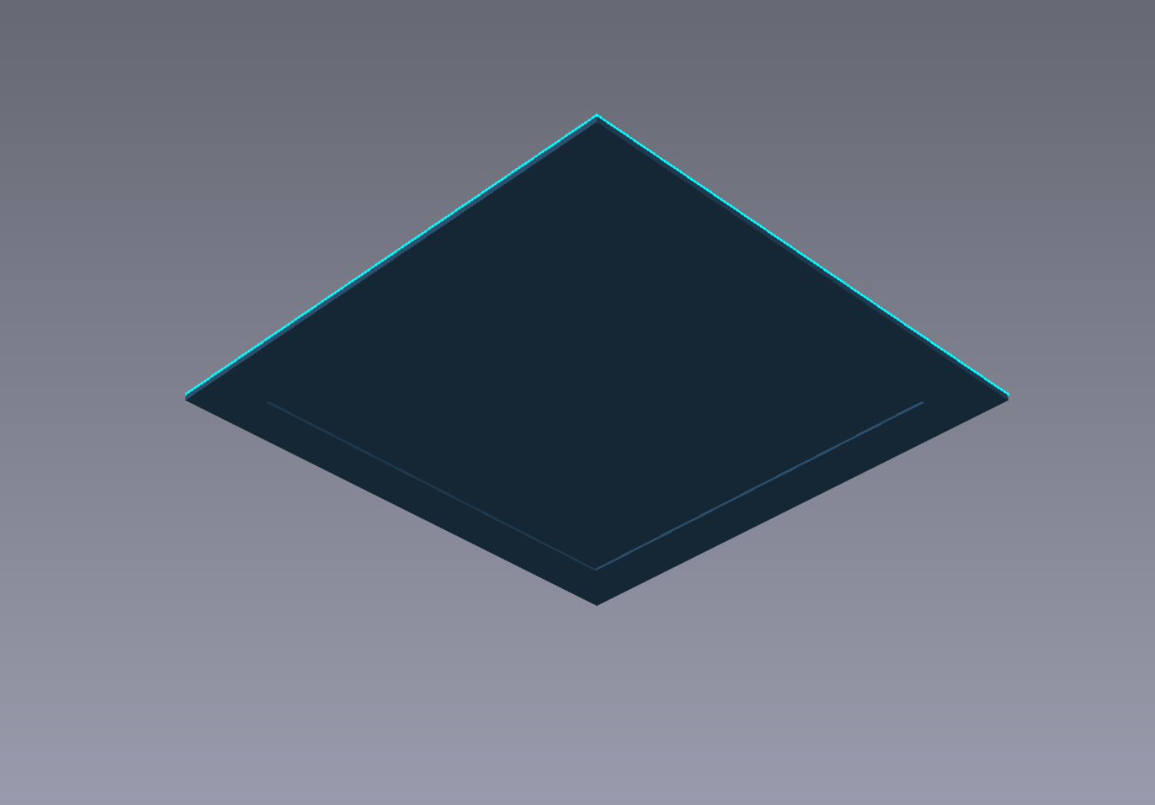 Blue render bottom